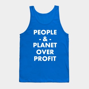 People and Planet Over Profit Tank Top